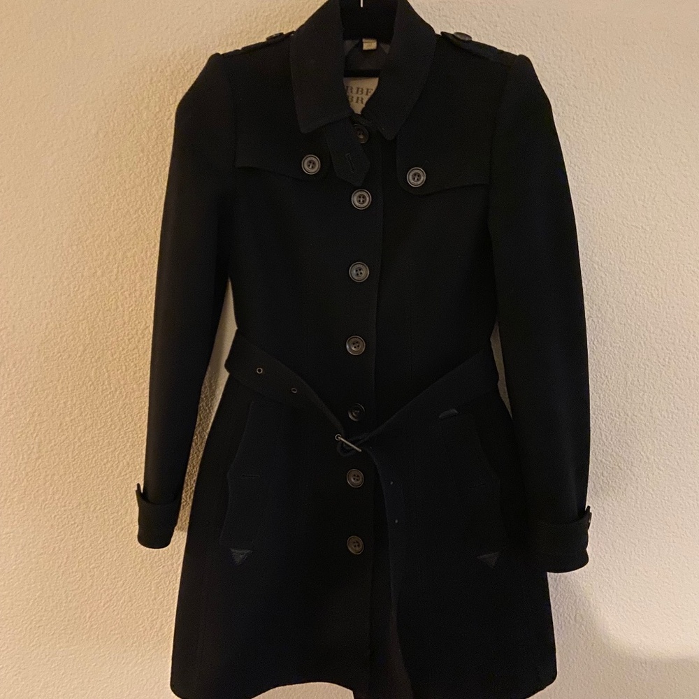 Burberry Brit Wool Cashmere Coat 4 / 2
